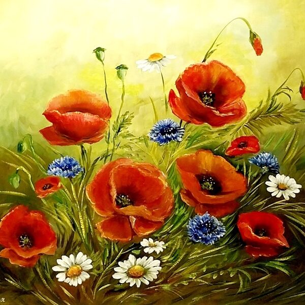 A mező virágai 40x50 cm 78.500.-
