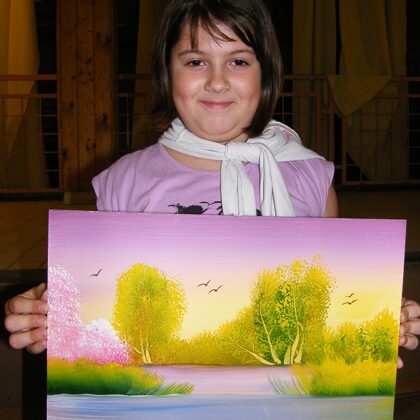 "Én csak mosolygok...ez már a harmadik képem."