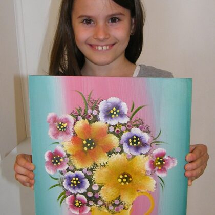 "Tök buli ez a festés!"