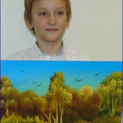 "Na, ezt sem gondoltam volna még tegnap este!...hogy én ma festek!"