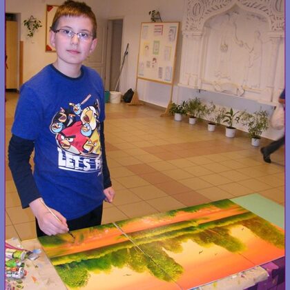 "Nos? jó lesz a festményem, ugy-e?"