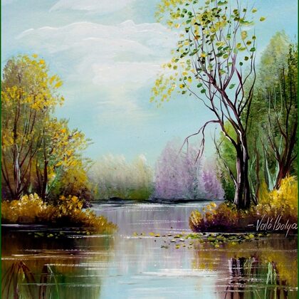 Szeptemberi fények 35x30 cm