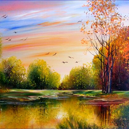 Szeptemberi reggel 30x40cm