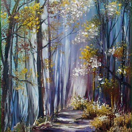 Átszüremlő fények 35x30 cm