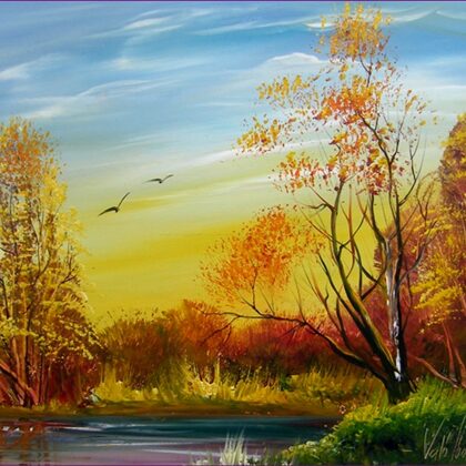 Ősz elején 30x40 cm