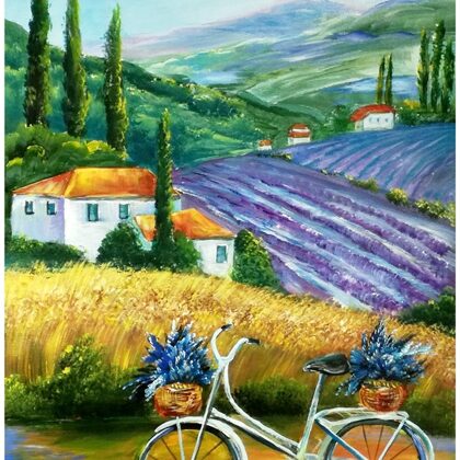 Levendulák 45x35 cm 