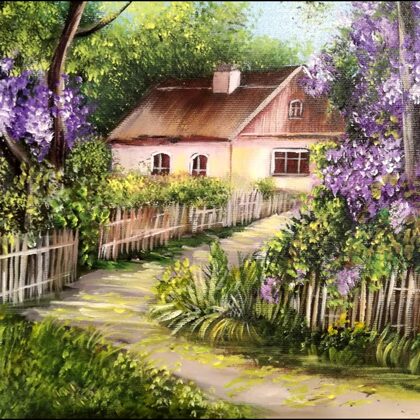 Orgona virágzás 45x35 cm - eladva