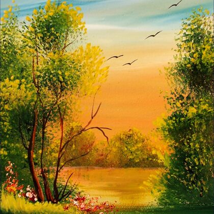 Nyári napsütés 35 x30 cm