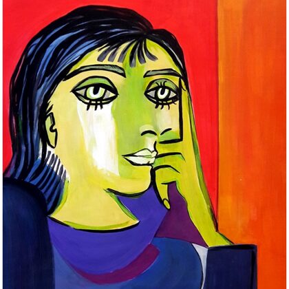 Picasso reprodukció, Dora Maar 40x30 cm 