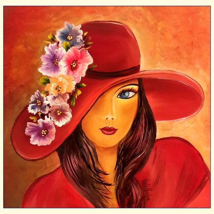 Tavaszi virágok 40x40 cm