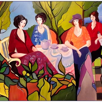 Teadélután 60x80 cm