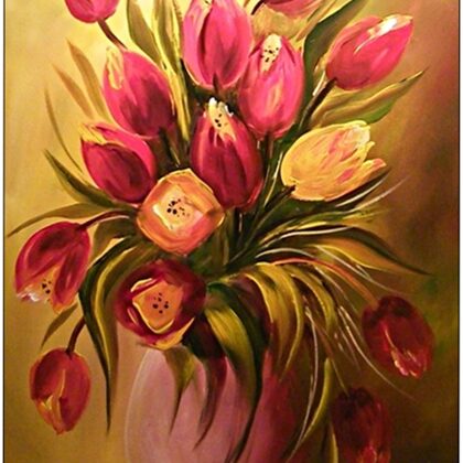 Tulipánok 45x35 cm - eladva