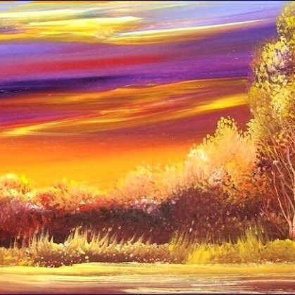 Violet Valo - Dazzling Clouds, 45x30 cm