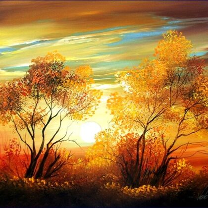 Violet Valo - Sunset After Storm, 30c40 cm