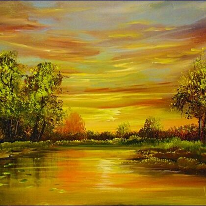 Violet Valo - Storm Clouds in Sunshine, 30x40 cm