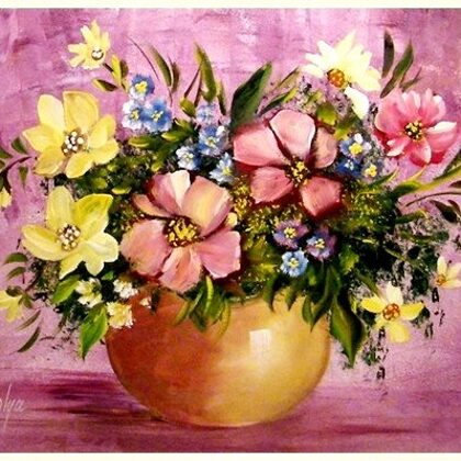 Violet Valo - Lovely Little Flowers, 30x40 cm