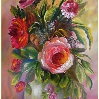 Violet Valo - Roses, 60x45 cm