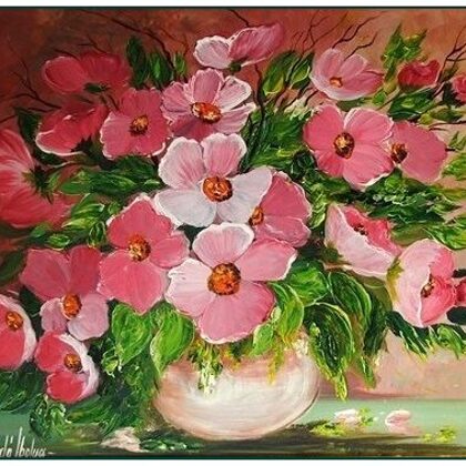 Violet Valo - Spring Bouquet, 40x35 cm