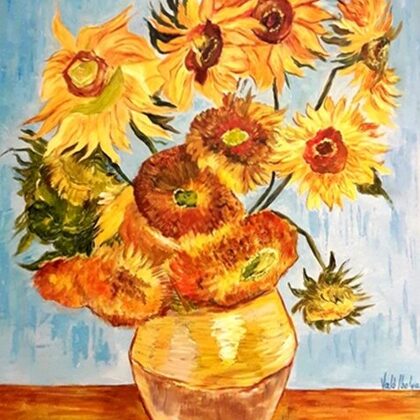 Violet Valo - Van Gogh Reproduction, 60x45 cm