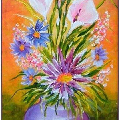 Violet Valo - Mixed Small Bouquet, 30x20 cm