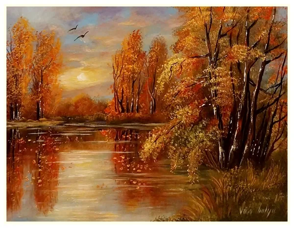 Szeptember végi tópart 35x45 168.000.- Ft