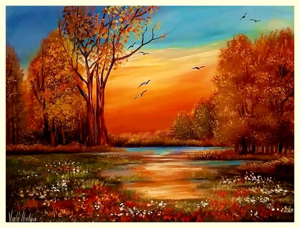 Közeleg az est 30x40 cm 158.000.- Ft