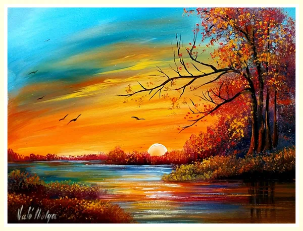 Őszi színvarázs 30x40 cm 162.000.- Ft