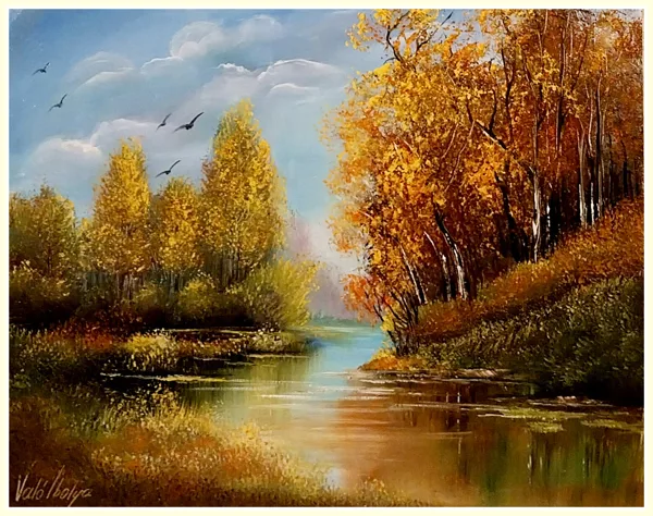 Októberi tópart 35x45 cm 166.000.- Ft