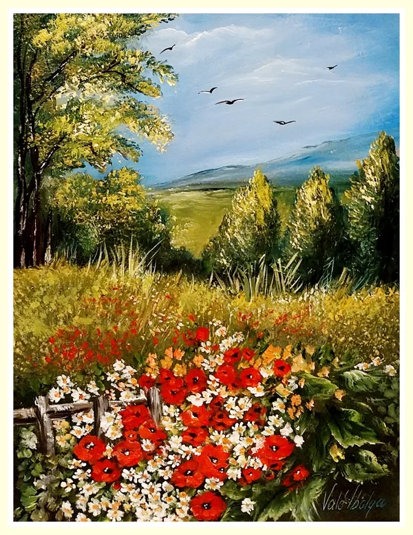 Kertvége májusban 40x30 cm 155.000.- Ft