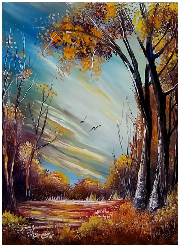 Őszi fények    40x30 cm&nbsp; &nbsp; &nbsp; 158.000.- Ft