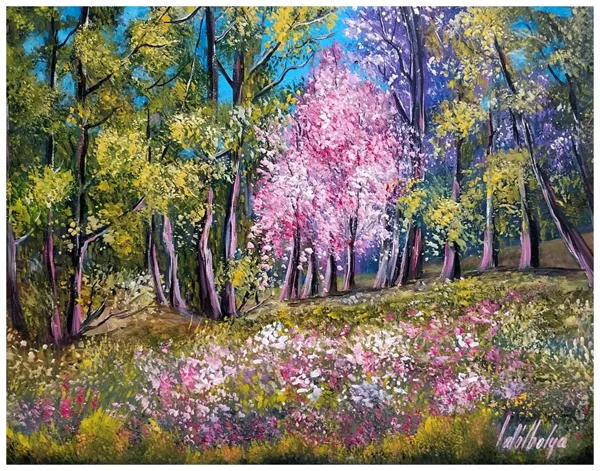 Tavaszi erdőszéle 35x45 cm 168.000.- Ft