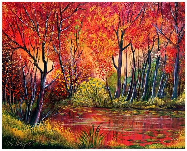 Őszi színvarázs 35x45 cm  - 175.000.- Ft