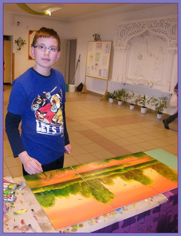 "Nos? jó lesz a festményem, ugy-e?"