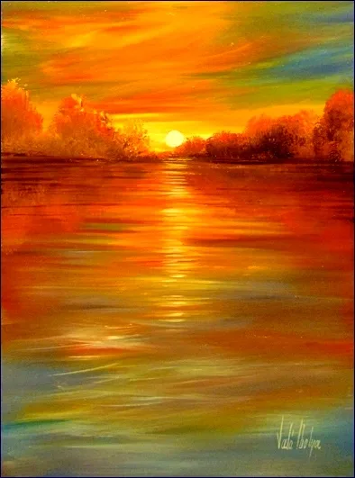 Izzó Balaton 45x30 cm