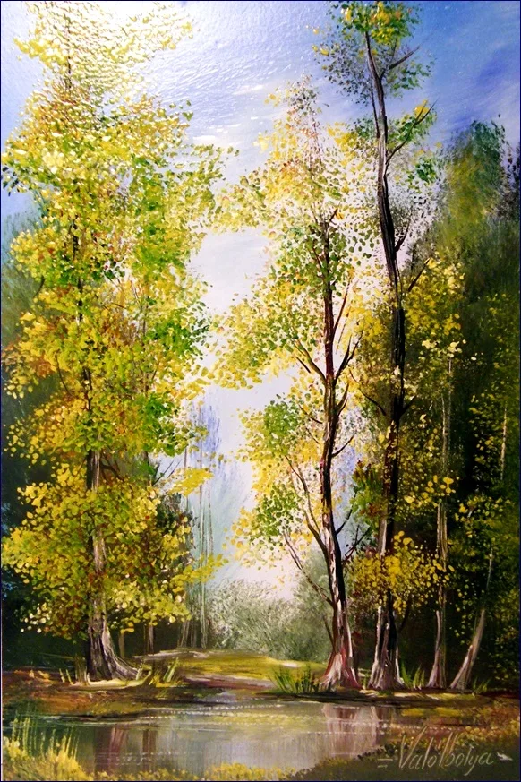 Ébredő természet 30x50 cm