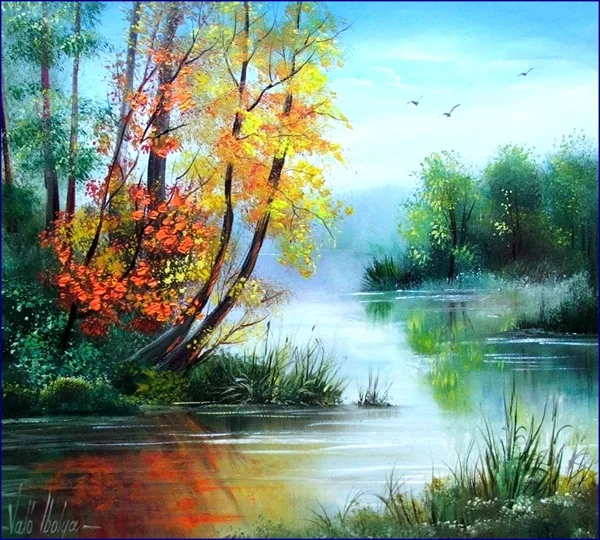 Hajnali köd 40x45cm
