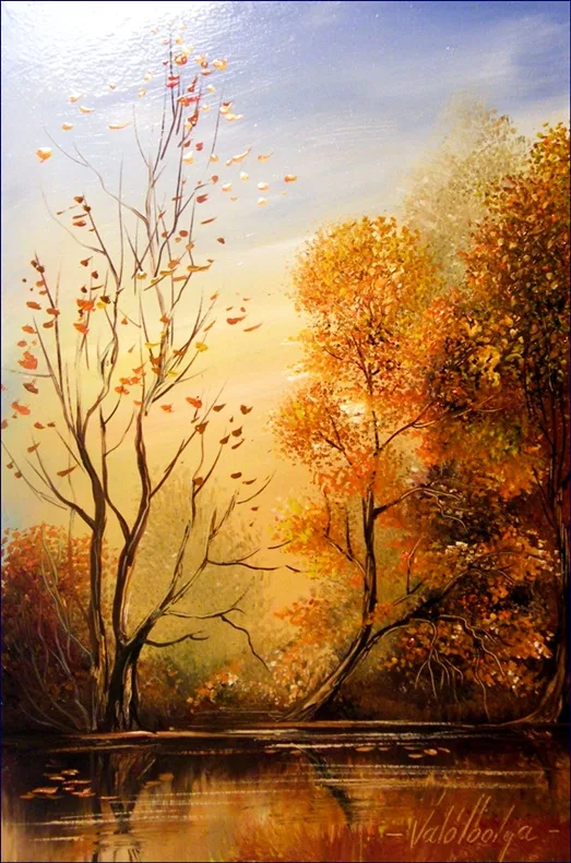 Hulló falevelek 30x50 cm