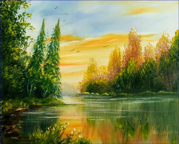 Nyári délután 30x35 cm