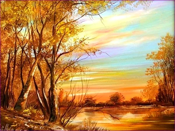 Színes égbolt 45x40 cm