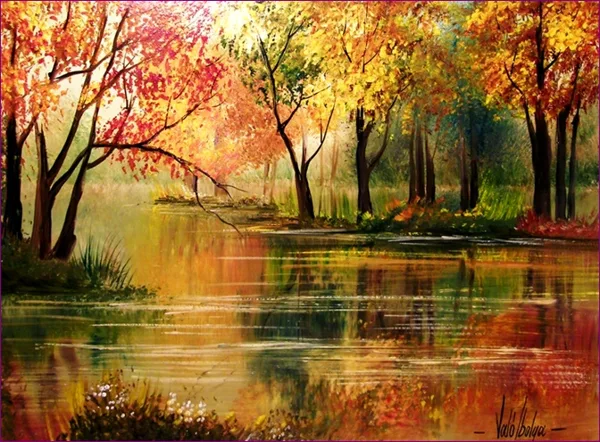Őszi színkavalkád 30x40 cm