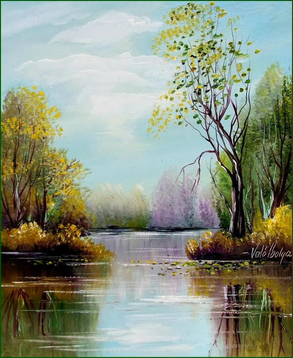 Szeptemberi fények 35x30 cm
