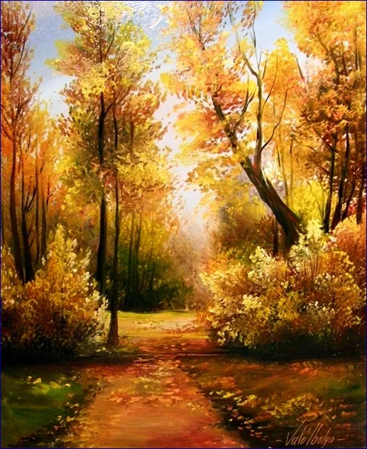 Erdei út 40x30 cm 