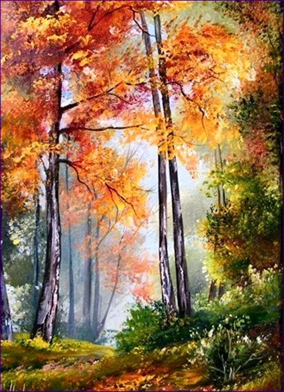 Őszi lombok 40x30 cm 