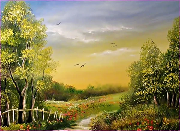 A kert végében 30x40 cm