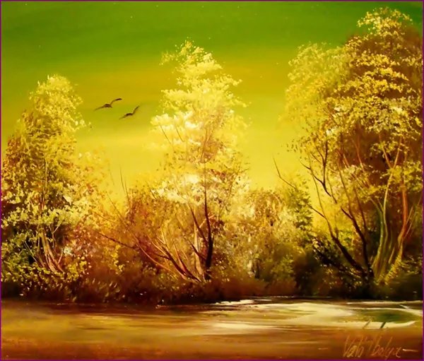 Erdőszélén az ősz 30x35 cm