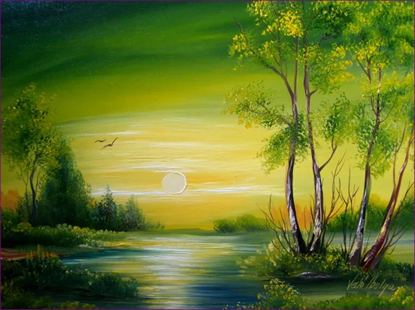 Holdas éj 30x40 cm