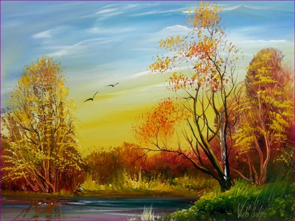 Ősz elején 30x40 cm
