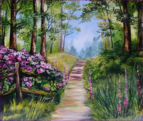 Virágzó természet 40x50 cm