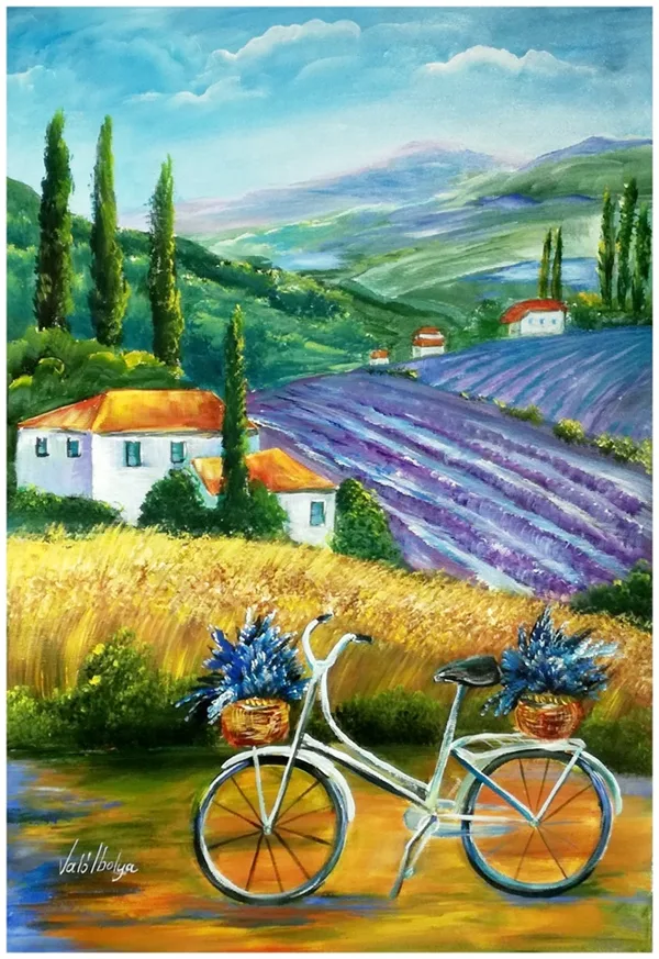 Levendulák 45x35 cm 