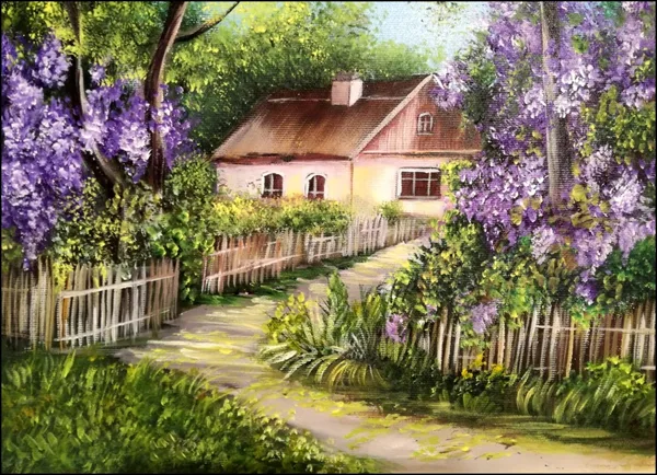 Orgona virágzás 45x35 cm - eladva